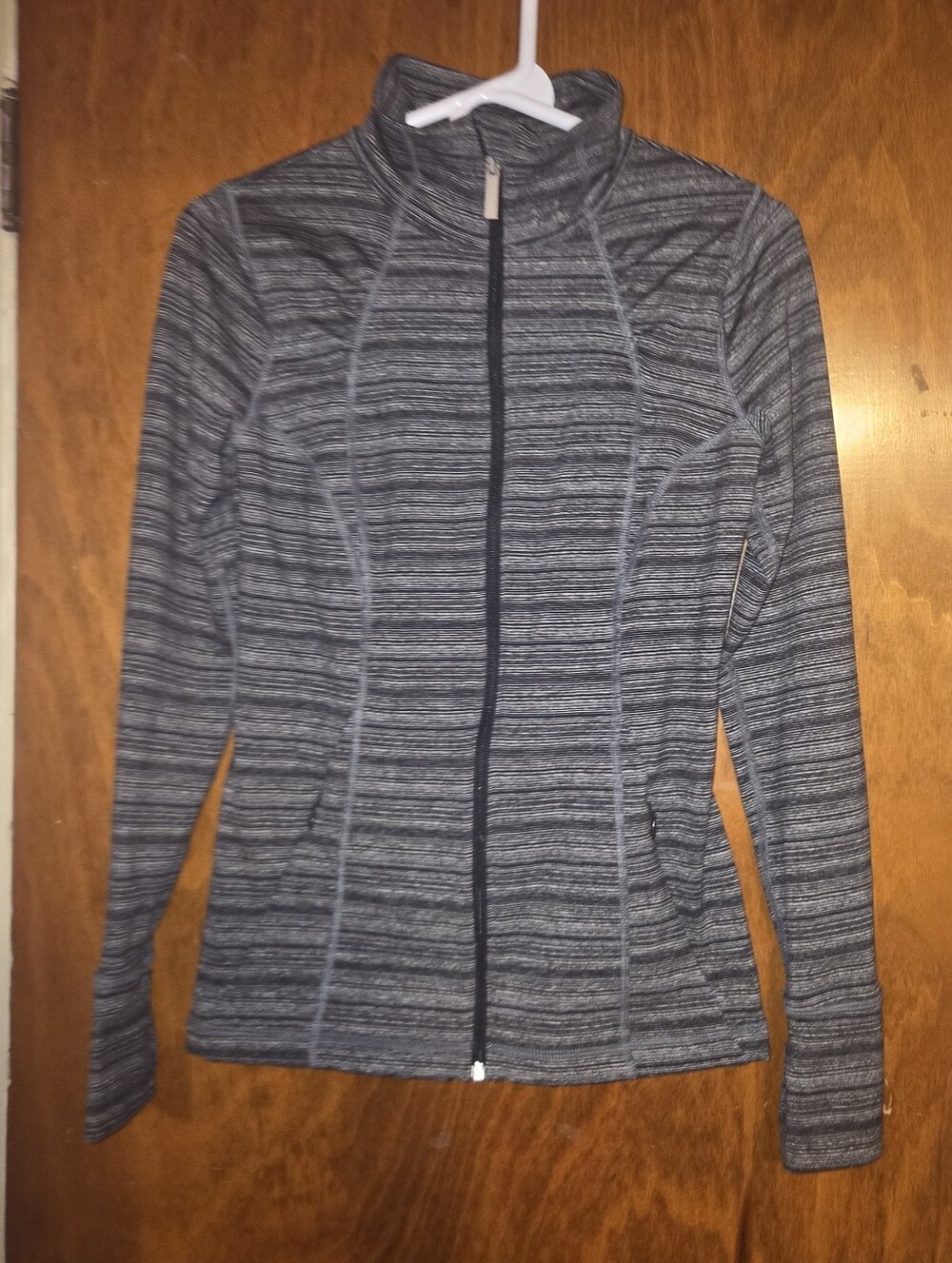 Under Armour Women's Gray Heather Full-Zip Performance Jacket